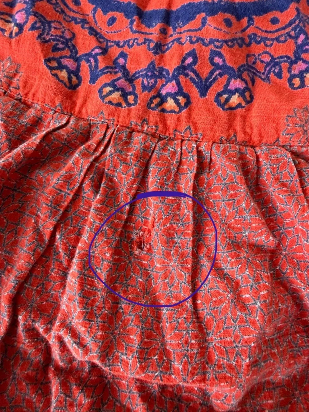 Free People Smell the Roses Mini Dress Red XS NWT Rare Boho Festival We The Free